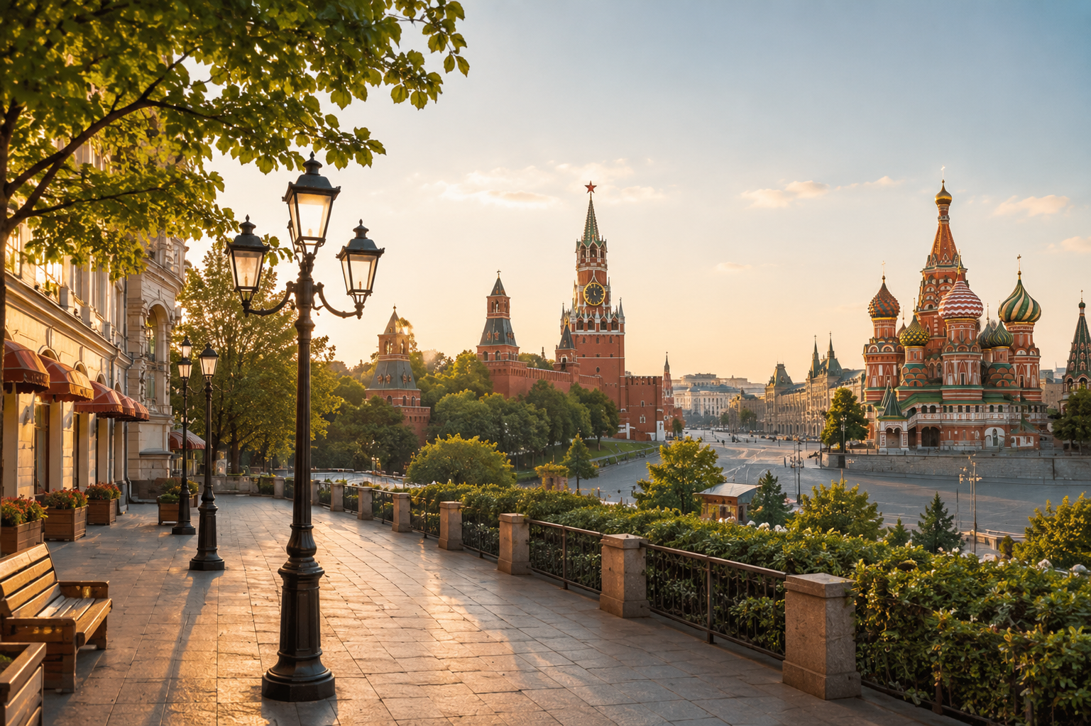 Прогулка по центру Москвы рядом с отелем «Апельсин Центр»